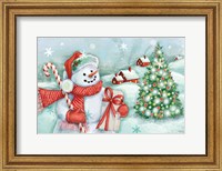 Framed Classic Snowmen I