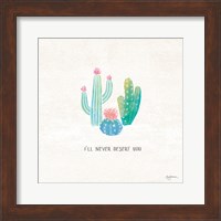 Framed Bohemian Cactus VII
