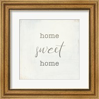 Framed Home Sweet Home I Script