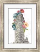 Framed Floral Flat Iron