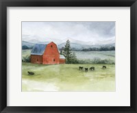 Valley Herd II Framed Print