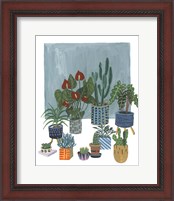 Framed 'Portrait of Plants I' border=