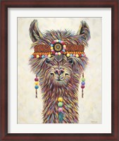 Framed Hippie Llama II