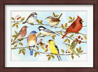 Framed Birds & Berries V