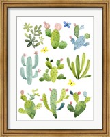 Framed Happy Cacti