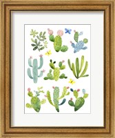 Framed Happy Cacti