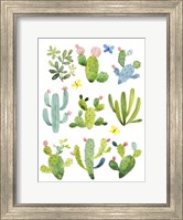 Framed Happy Cacti