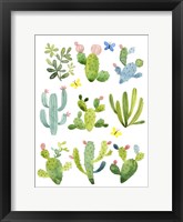 Framed Happy Cacti