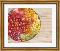 Framed Bowls of Fruit I