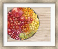 Framed Bowls of Fruit I