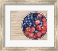 Framed Bowls of Fruit III