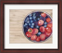 Framed Bowls of Fruit III