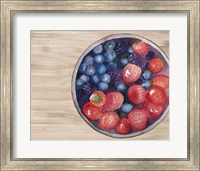 Framed Bowls of Fruit III