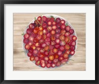 Framed Bowls of Fruit IV