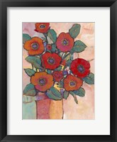 Framed Poppies in a Vase I