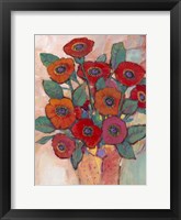 Poppies in a Vase II Framed Print