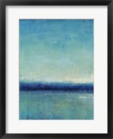 Framed Blue Horizon I
