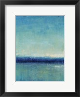 Blue Horizon I Framed Print
