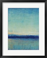 Framed Blue Horizon II