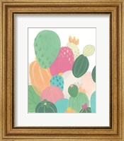 Framed Cactus Confetti I