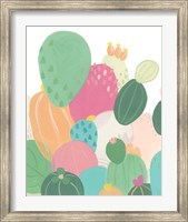 Framed Cactus Confetti I