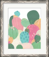 Framed 'Cactus Confetti II' border=