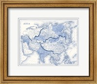 Framed Asia in Shades of Blue