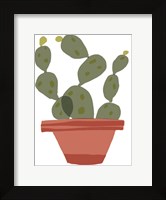 Mod Cactus VII Framed Print