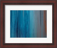 Framed Drenched in Teal II