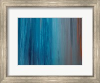 Framed Drenched in Teal II