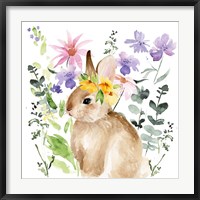 Framed Watercolor Spring Garden I