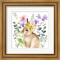 Framed Watercolor Spring Garden I