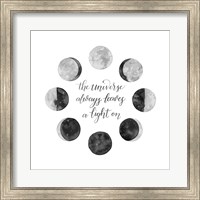 Framed Ode to the Moon I