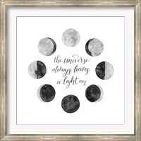 Framed Ode to the Moon I
