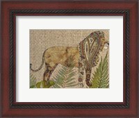 Framed Rattan Jungle I