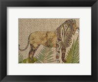 Framed Rattan Jungle I