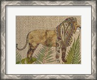 Framed Rattan Jungle I