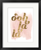 Framed La Vie in Pink I