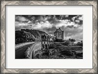Framed Fairytale Castle 2 Black & White