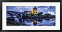 Framed Fairytale Castle Twilight Panorama