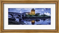 Framed Fairytale Castle Twilight Panorama
