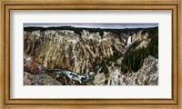 Framed Lower Canyon Yellowstone