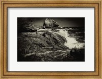 Framed Corona Coast 2 Sepia