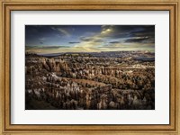 Framed Bryce Canyon Sunset