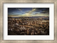 Framed Bryce Canyon Sunset