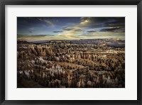 Framed Bryce Canyon Sunset