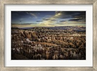 Framed Bryce Canyon Sunset