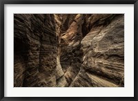 Framed Narrow Slot Canyon