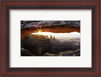 Framed Mesa Arch Panorama