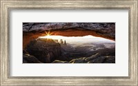 Framed Mesa Arch Panorama 2